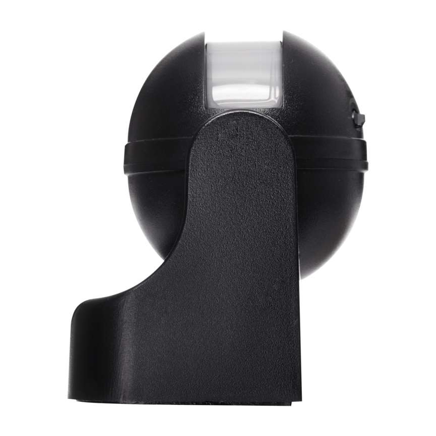 Ulkoliikennanturi PIR B 180° 1200W/230V IP44 musta