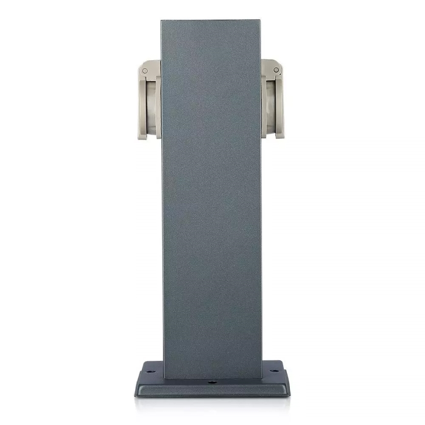 Ulkopistorasiapylväs SCHUKO 2Z 230V IP44