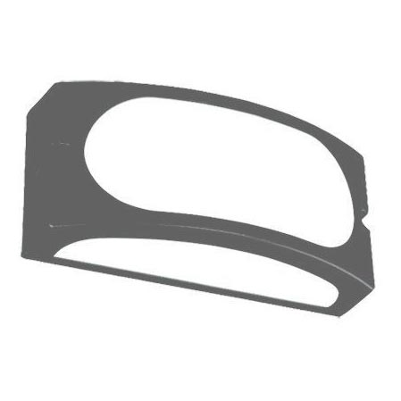 Ulkoseinävalaisin 1xE27/10W/230V IP54 harmaa