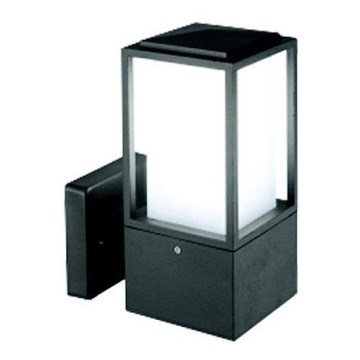 Ulkoseinävalaisin 1xE27/12W/230V IP44 antrasiitti