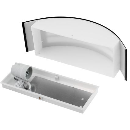 Ulkoseinävalaisin 1xE27/14W/230V IP44 musta