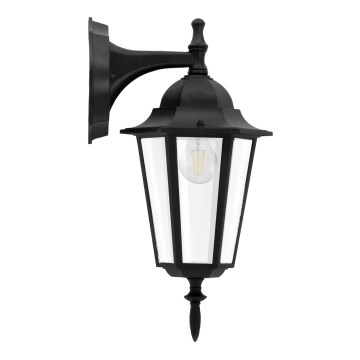 Ulkoseinävalaisin 1xE27/20W/230V IP43 musta