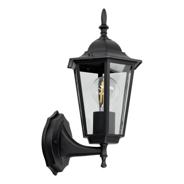 Ulkoseinävalaisin 1xE27 / 60W / 230V IP44 musta