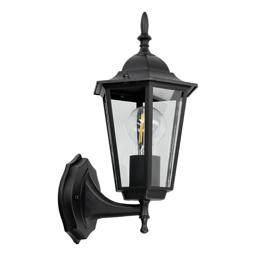 Ulkoseinävalaisin 1xE27 / 60W / 230V IP44 musta