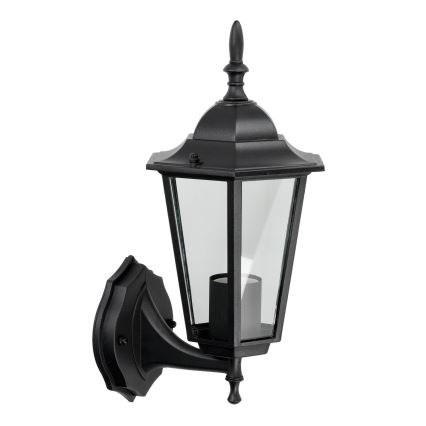 Ulkoseinävalaisin 1xE27 / 60W / 230V IP44 musta