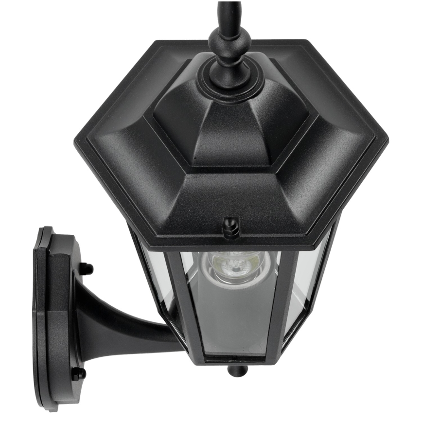 Ulkoseinävalaisin 1xE27 / 60W / 230V IP44 musta