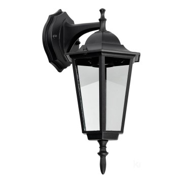 Ulkoseinävalaisin 1xE27 / 60W / 230V IP44 musta