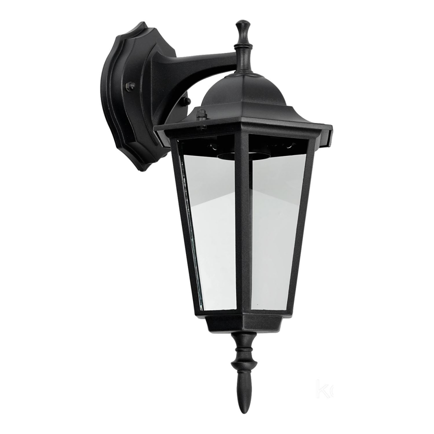 Ulkoseinävalaisin 1xE27 / 60W / 230V IP44 musta