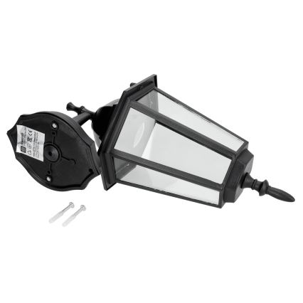 Ulkoseinävalaisin 1xE27 / 60W / 230V IP44 musta