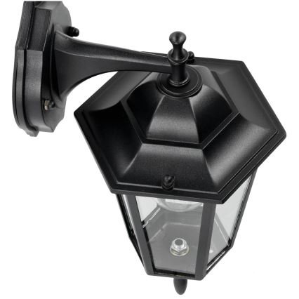 Ulkoseinävalaisin 1xE27 / 60W / 230V IP44 musta