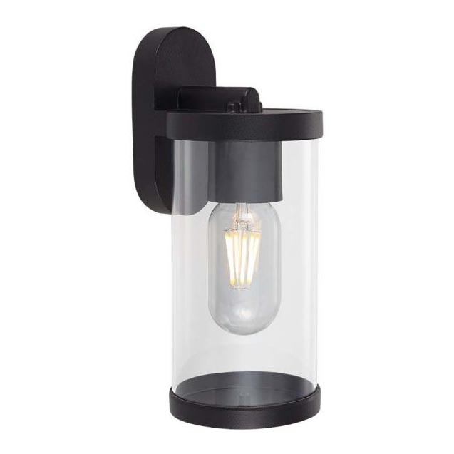 Ulkoseinävalaisin 1xE27/60W/230V IP44 musta