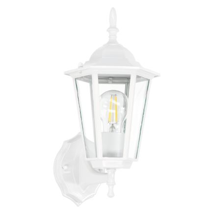 Ulkoseinävalaisin 1xE27/60W/230V IP44 valkoinen