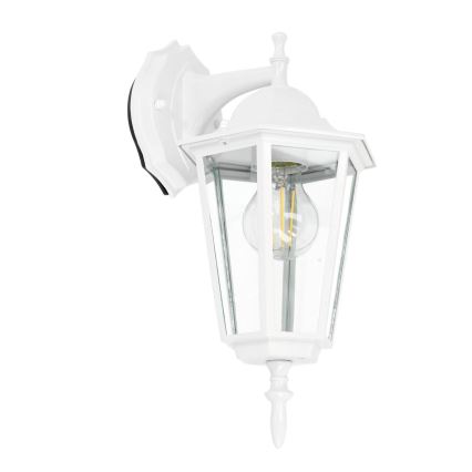 Ulkoseinävalaisin 1xE27/60W/230V IP44 valkoinen
