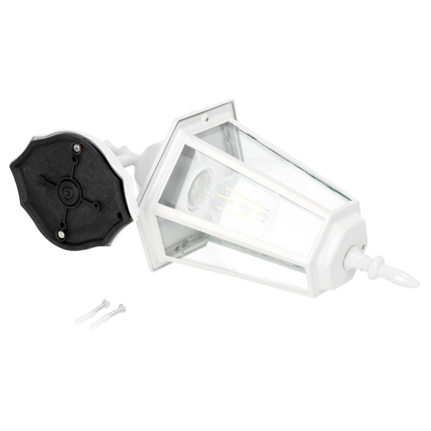 Ulkoseinävalaisin 1xE27/60W/230V IP44 valkoinen
