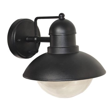 Ulkoseinävalaisin ADDA 1xE27/60W/230V IP44 musta