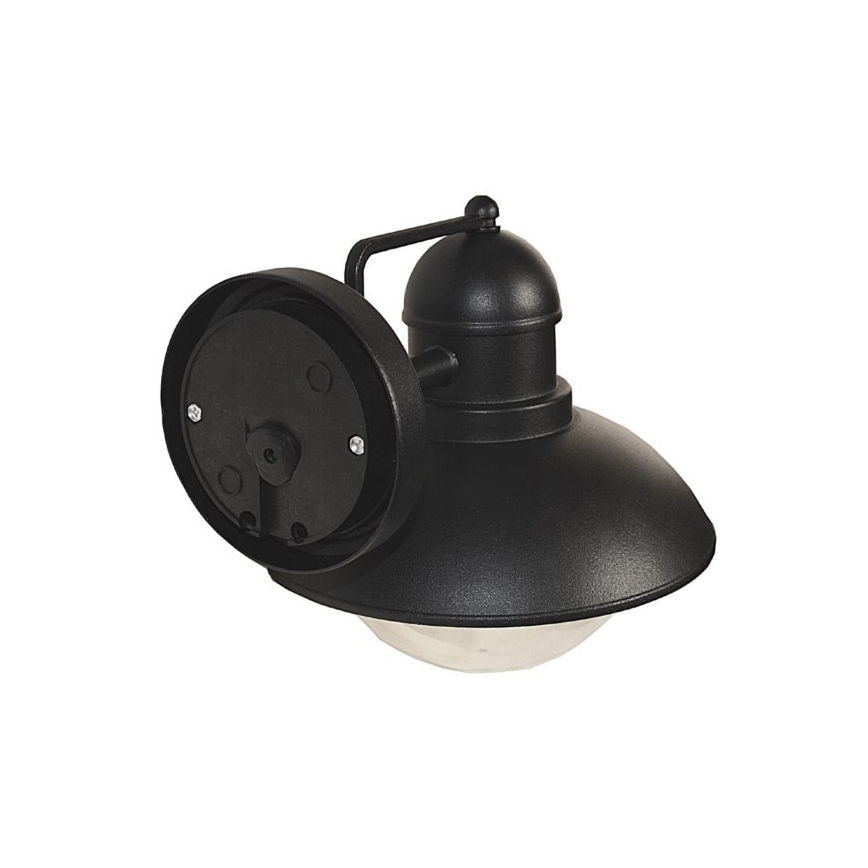 Ulkoseinävalaisin ADDA 1xE27/60W/230V IP44 musta