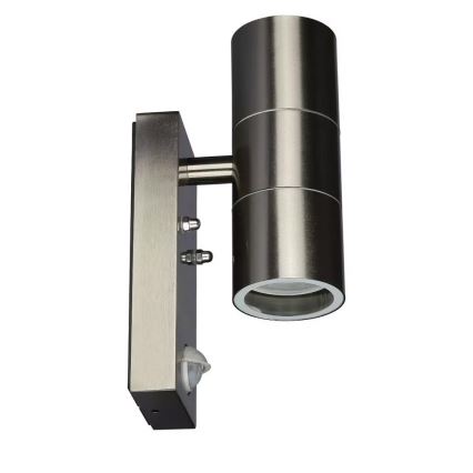 Ulkoseinävalaisin anturilla 2xGU10/35W/230V IP44