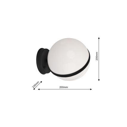 Ulkoseinävalaisin CIRCULO 1xE27 / 40W / 230V IP44