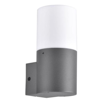 Ulkoseinävalaisin DALLAS 1xE27/12W/230V IP44 grafiitti