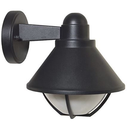 Ulkoseinävalaisin EDINA 1xE27/60W/230V IP44 musta