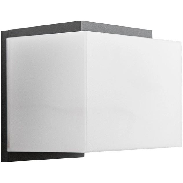 Ulkoseinävalaisin FEDE 1xE27/28W/230V IP44 antrasiitti
