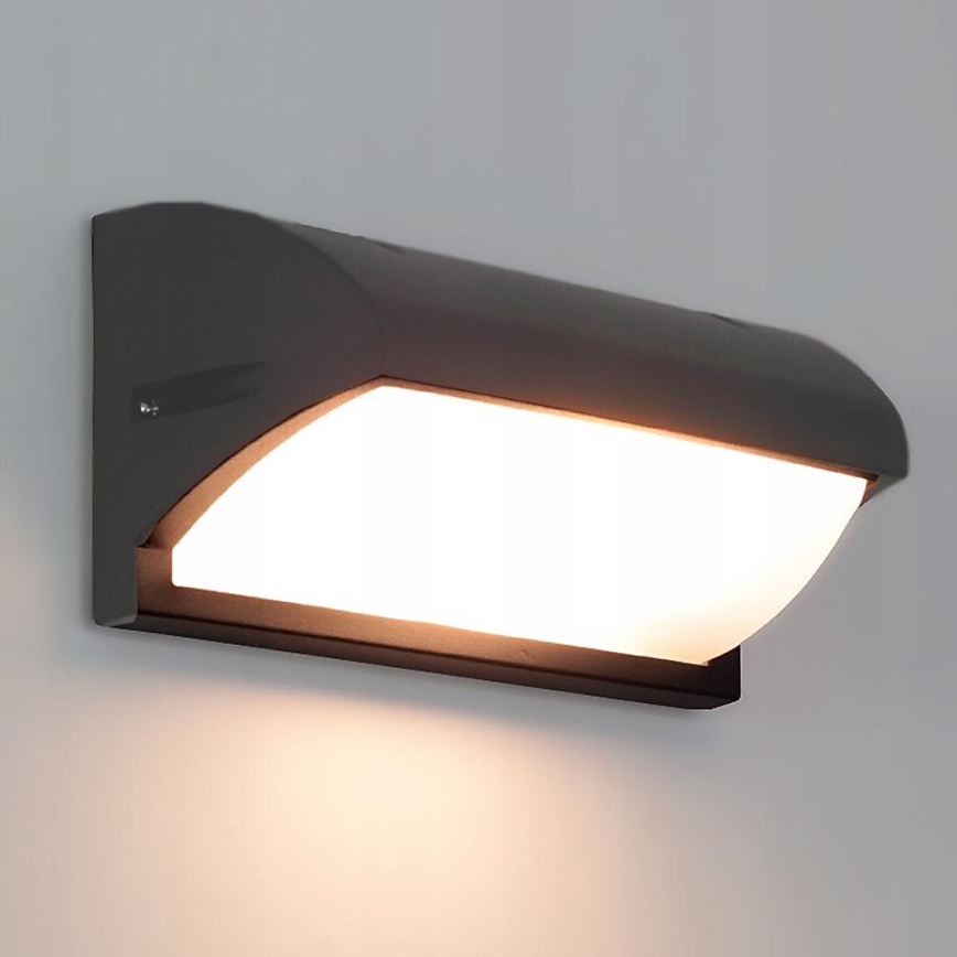Ulkoseinävalaisin FREON 1xE27/60W/230V IP54 antrasiitti