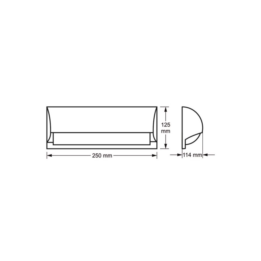 Ulkoseinävalaisin FREON 1xE27/60W/230V IP54 antrasiitti