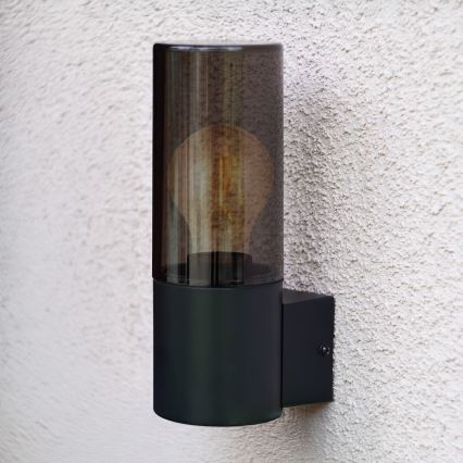 Ulkoseinävalaisin HARLEM 1xE27/60W/230V IP44 musta