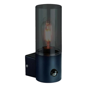 Ulkoseinävalaisin liiketunnistimen kanssa HARLEM 1xE27/60W/230V IP44 musta