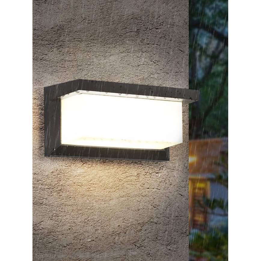 Ulkoseinävalaisin NEELY 1xE27/60W/230V IP54 antrasiitti