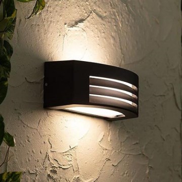 Ulkoseinävalaisin OLIANA 1xE27/60W/230V IP54 musta