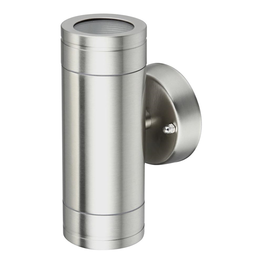 Ulkoseinävalaisin OLIMP 1 2xGU10/35W ruostumaton IP44