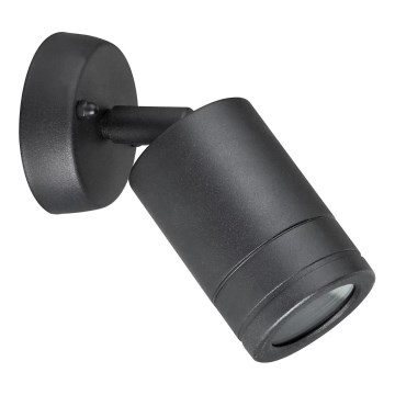 Ulkoseinävalaisin OLIMP 2 1xGU10/8W/230V IP44 musta