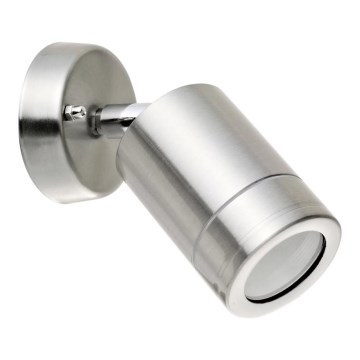 Ulkoseinävalaisin OLIMP 2 1xGU10/8W/230V IP44 ruostumaton