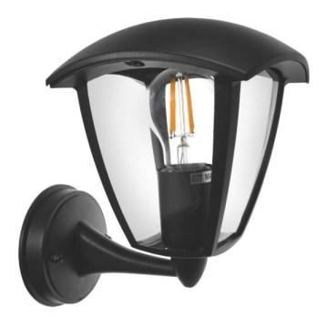Ulkoseinävalaisin SURVA 1xE27/60W/230V IP44 musta
