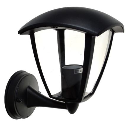 Ulkoseinävalaisin SURVA 1xE27/60W/230V IP44 musta
