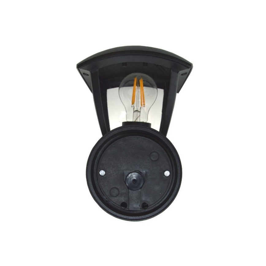 Ulkoseinävalaisin SURVA 1xE27/60W/230V IP44 musta