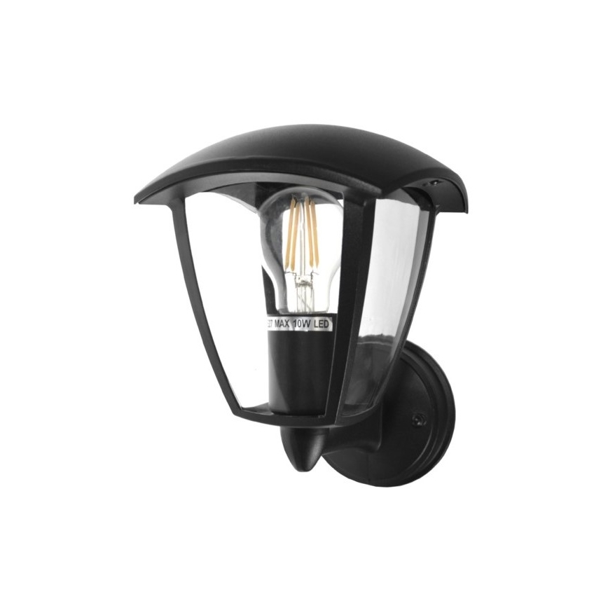 Ulkoseinävalaisin SURVA 1xE27/60W/230V IP44 musta
