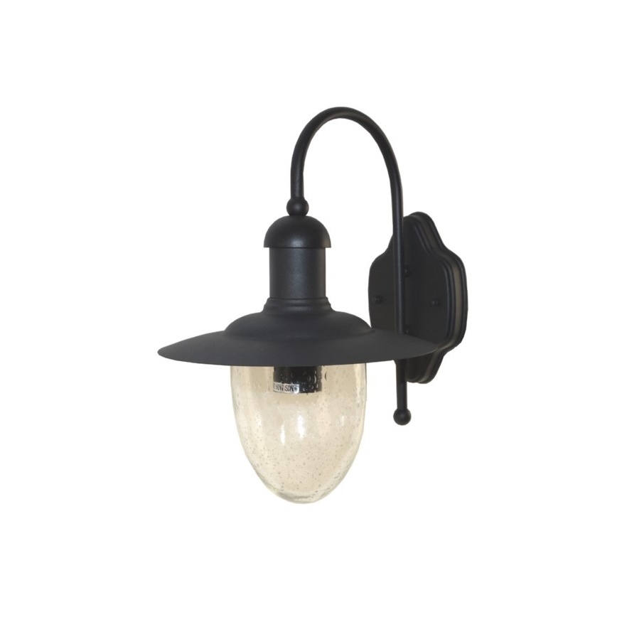 Ulkoseinävalaisin TALISA 1xE27/60W/230V IP44 musta