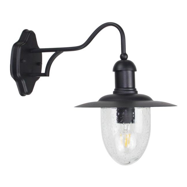 Ulkoseinävalaisin TANGIA 1xE27/60W/230V IP44 musta