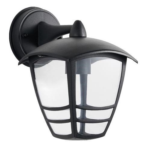 Ulkoseinävalaisin TEVIO KD 1xE27/60W/230V IP54 musta