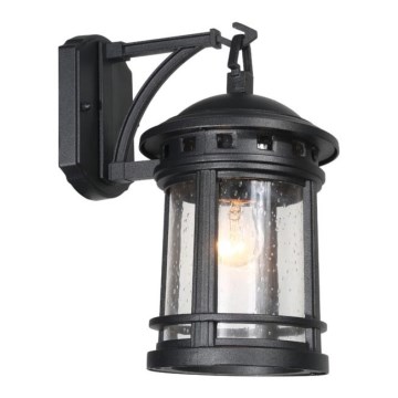 Ulkoseinävalaisin ULAN 1xE27/60W/230V IP44 musta