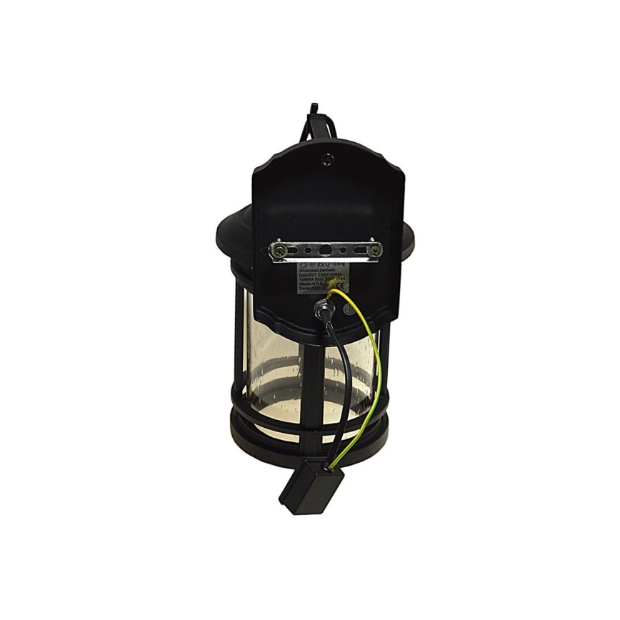 Ulkoseinävalaisin ULAN 1xE27/60W/230V IP44 musta