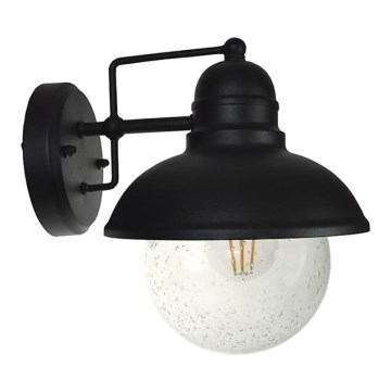 Ulkoseinävalaisin WILDA 1xE27/60W/230V IP44 musta