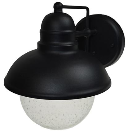 Ulkoseinävalaisin WILDA 1xE27/60W/230V IP44 musta