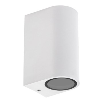 Ulkoseinävalo PARETE 2xGU10/6W/230V IP54 valkoinen