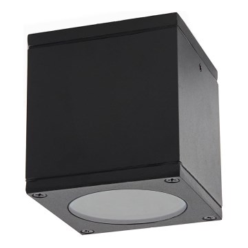 Ulkovalaisin 1xGU10/35W/230V IP54 kulmikas musta
