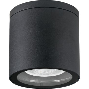 Ulkovalaisin 1xGU10/35W/230V IP54 pyöreä musta
