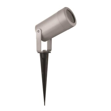Ulkovalaisin 1xGU10/5W/230V IP65 harmaa