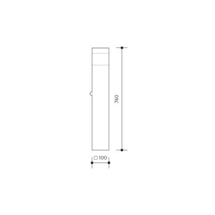 Ulkovalaisin anturilla GARD 1xE14/60W/230V IP44